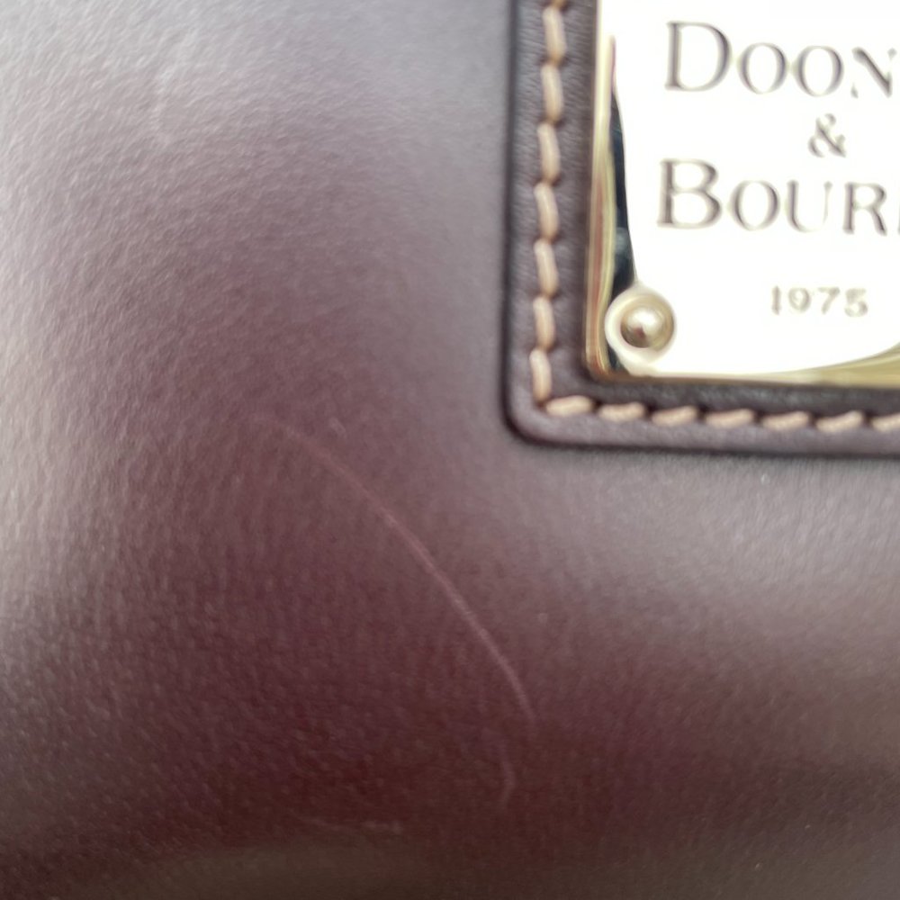NIB DOONEY & BOURKE 1975 LEATHER WRISTLET Women's Brown Leather Wristlet - Picture 15 of 15